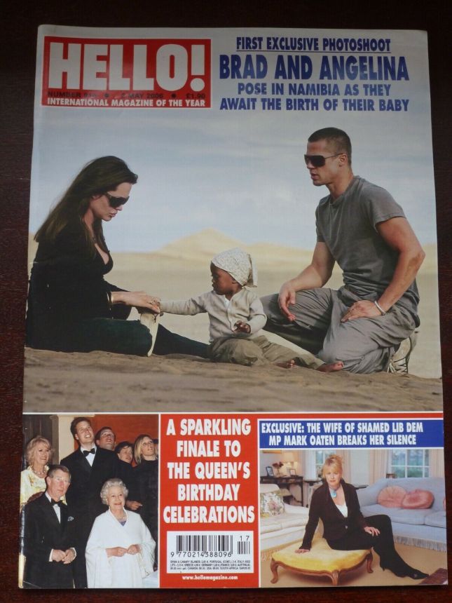 HELLO magazine side cover 2 May 2006