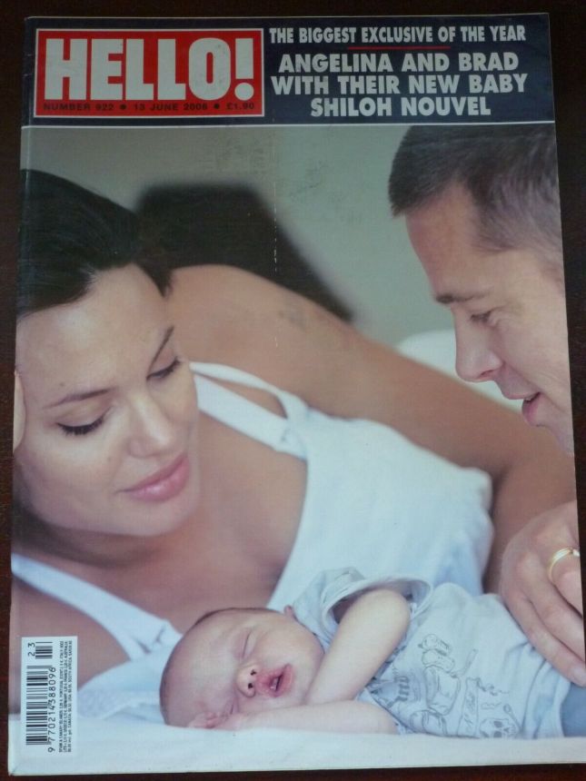 HELLO magazine side cover 13 June 2006