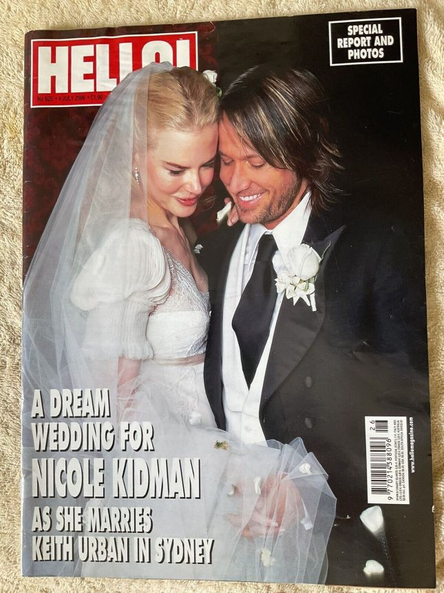 HELLO magazine side cover 4 July 2006