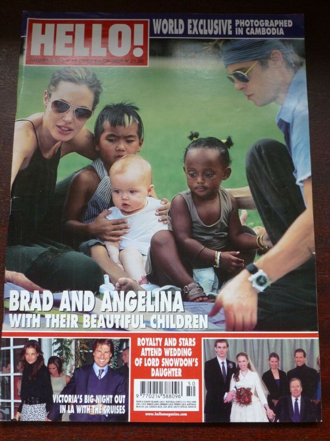 HELLO magazine side cover 19 December 2006