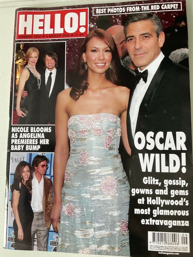 HELLO magazine side cover 4 March 2008
