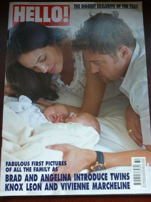 HELLO magazine side cover 19 August 2008