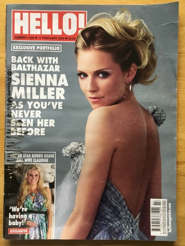 HELLO magazine side cover 17 February 2009