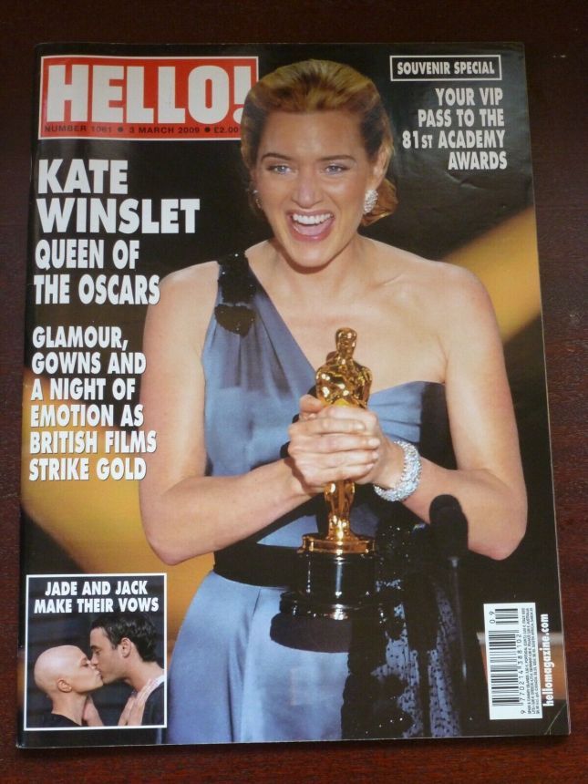 HELLO magazine side cover 3 March 2009