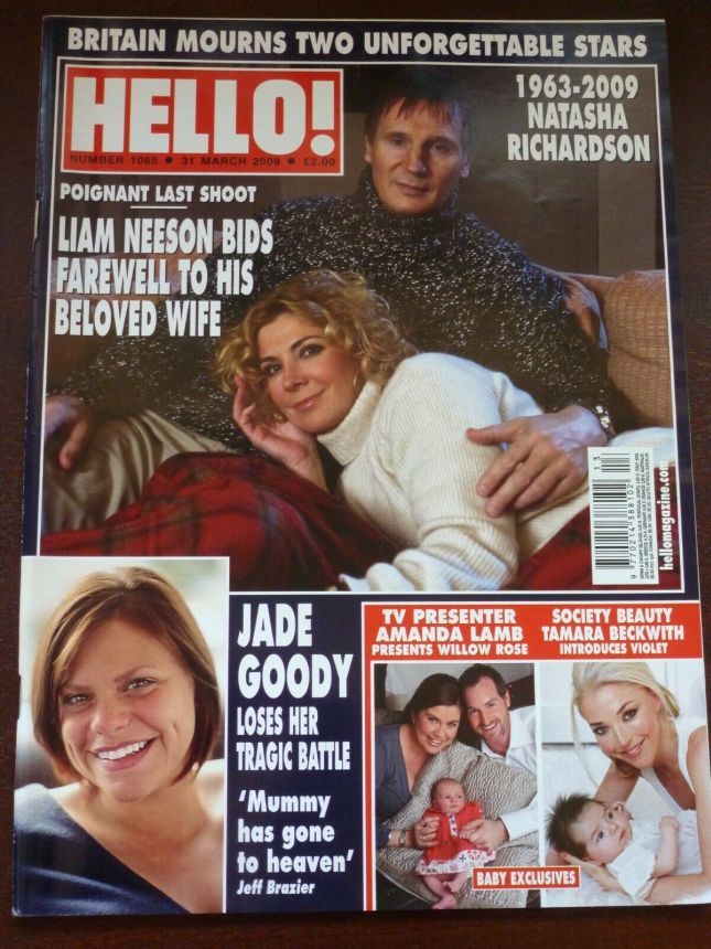 HELLO magazine side cover 31 March 2009