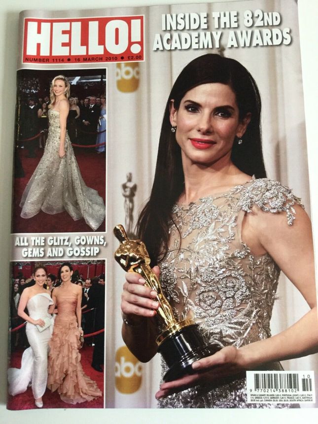 HELLO magazine side cover 16 March 2010