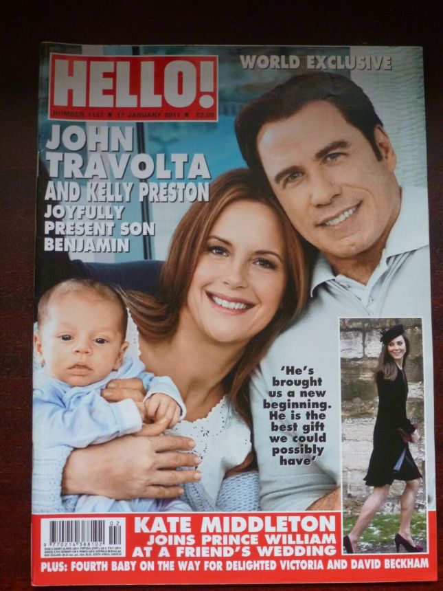 HELLO magazine side cover 17 January 2011