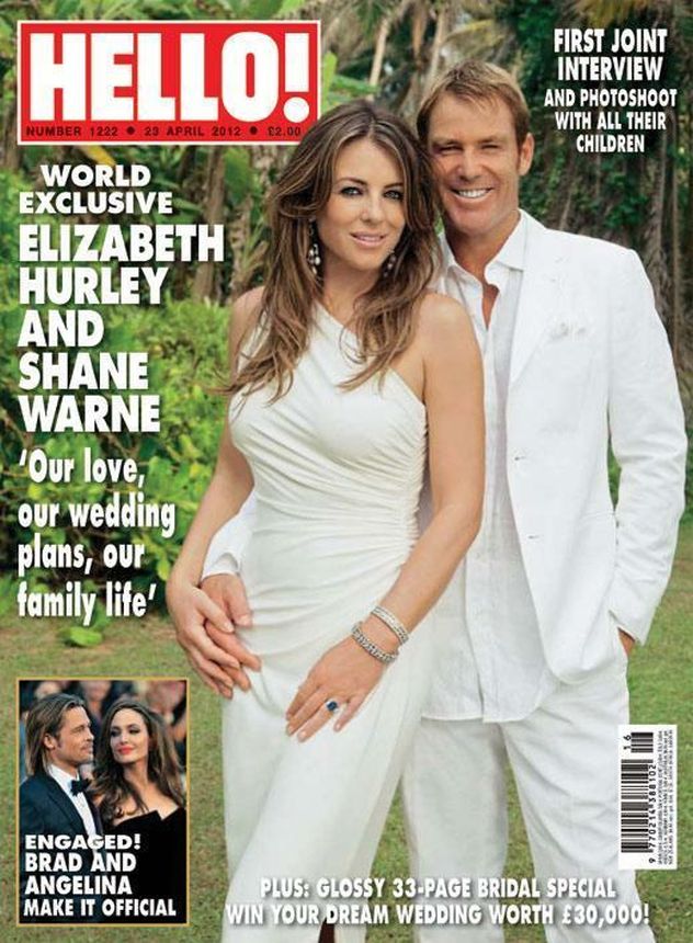 HELLO magazine side cover 23 April 2012