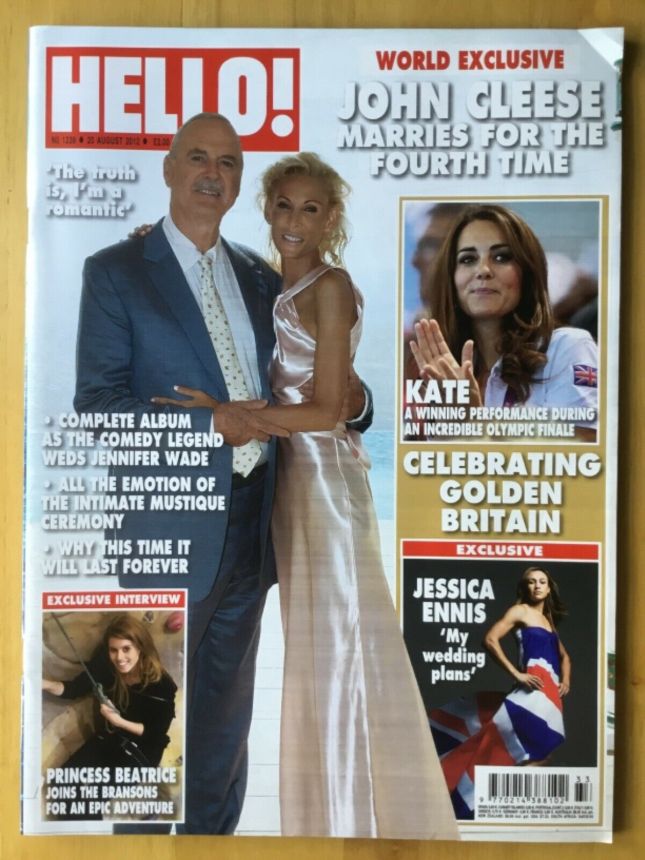 HELLO magazine side cover 20 August 2012