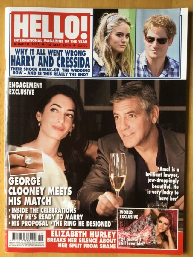 HELLO magazine side cover 12 May 2014