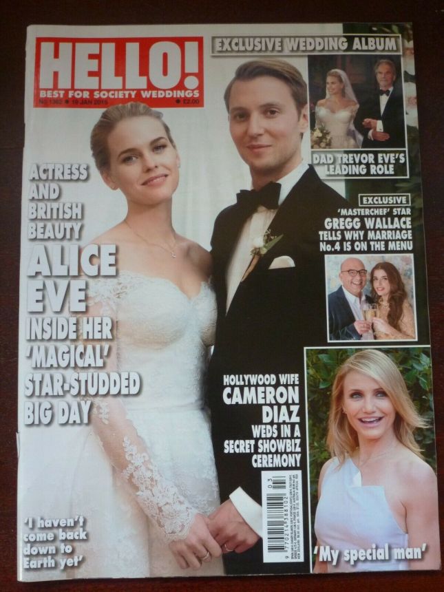 HELLO magazine side cover 19 January 2015