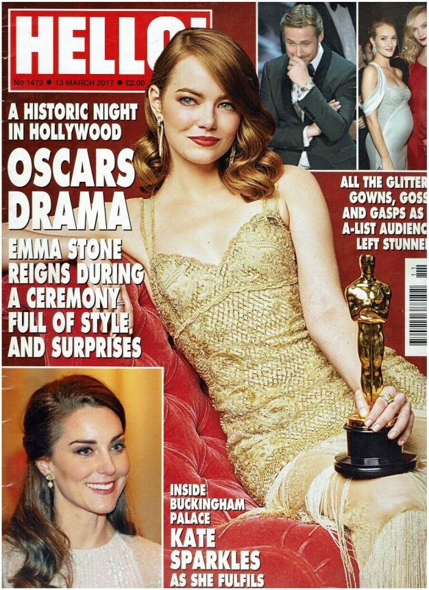 HELLO magazine side cover 13 March 2017