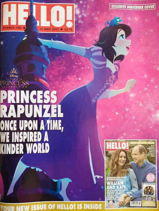 HELLO magazine side cover 10 May 2021
