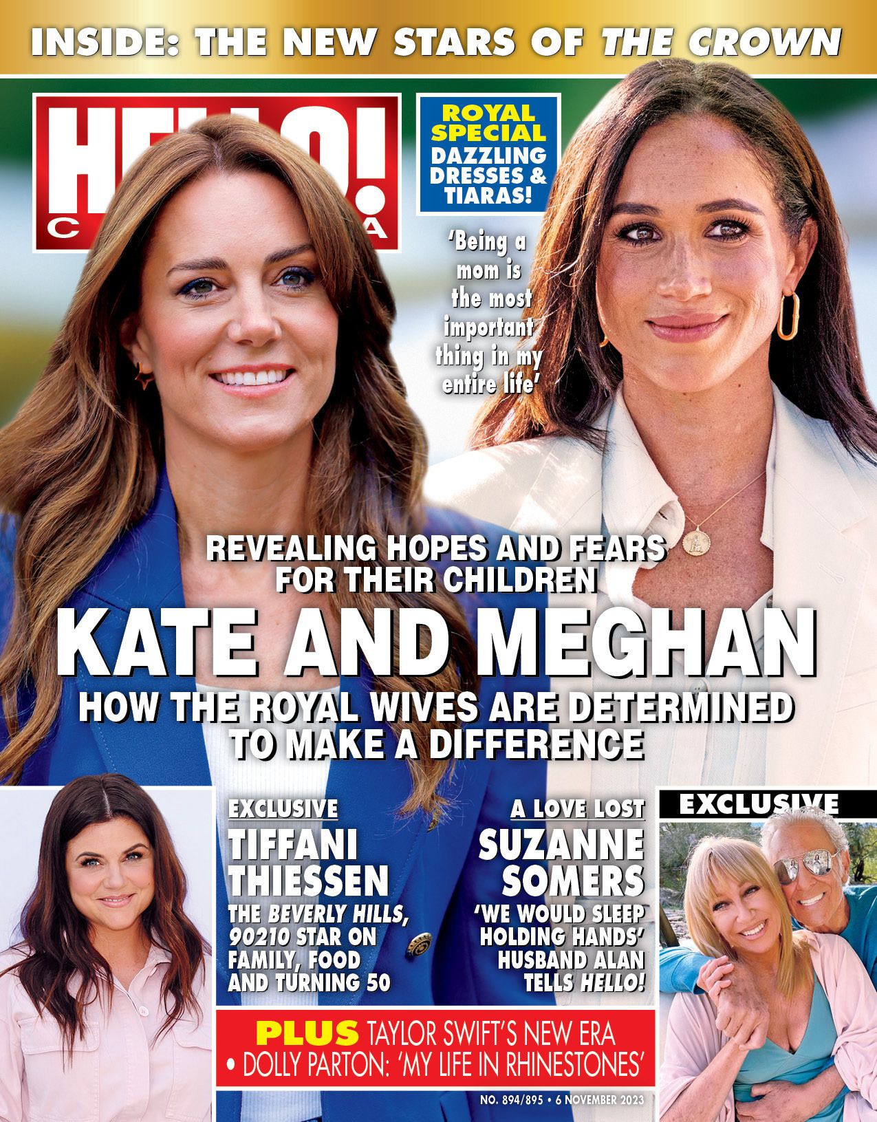 HELLO CANADA magazine side cover 6 November 2023
