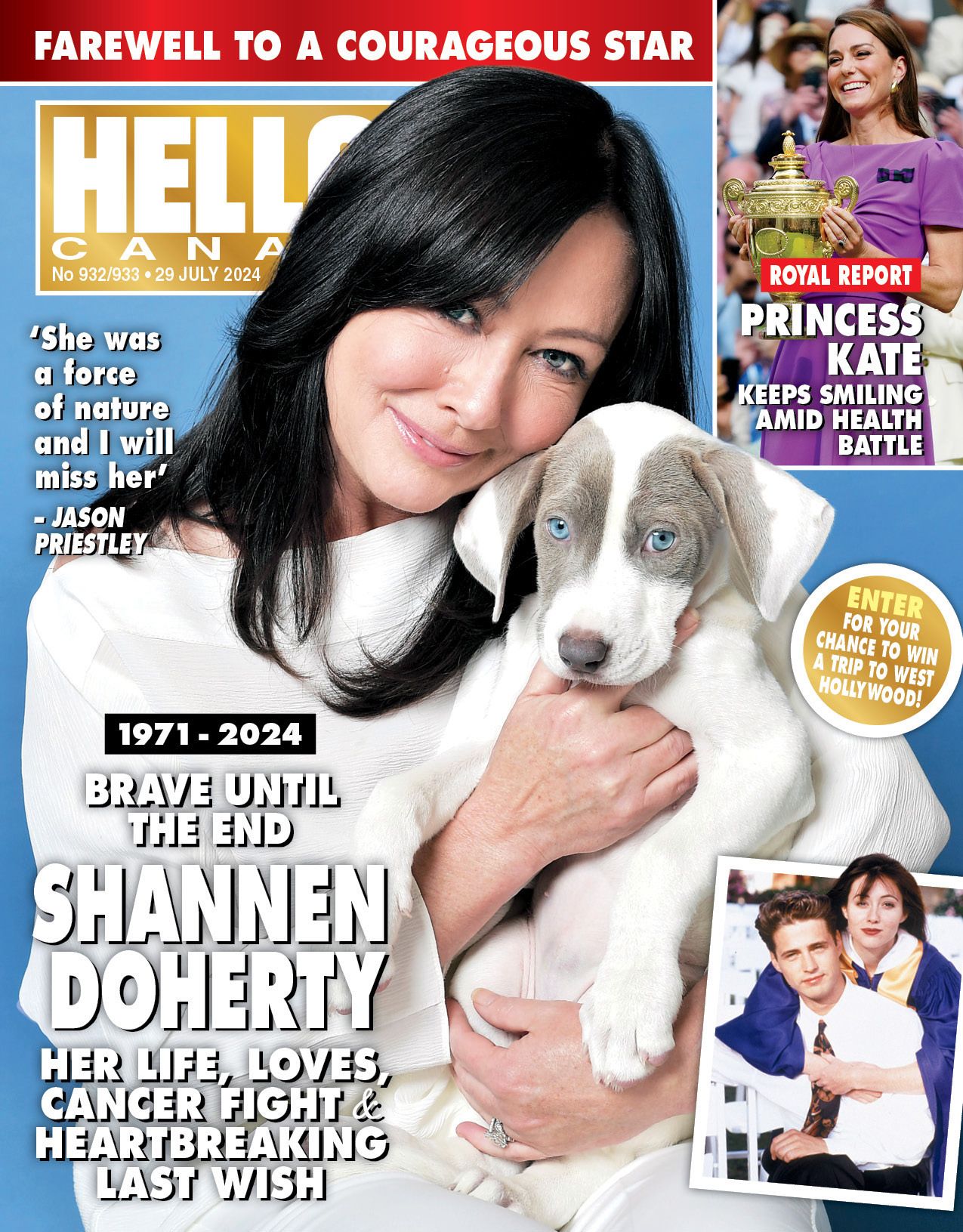 HELLO CANADA magazine side cover 29 July 2024