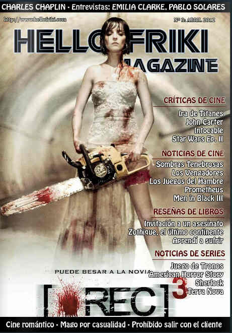 HELLO FRIKI MAGAZINE magazine side cover Issue 3 April 2012