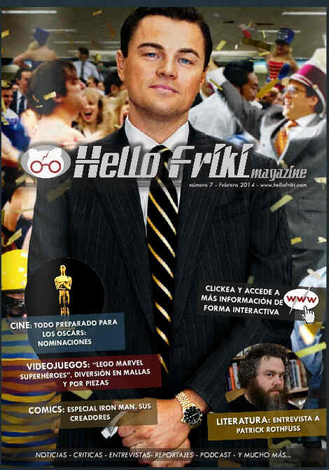 HELLO FRIKI MAGAZINE magazine side cover Issue 7 February 2014