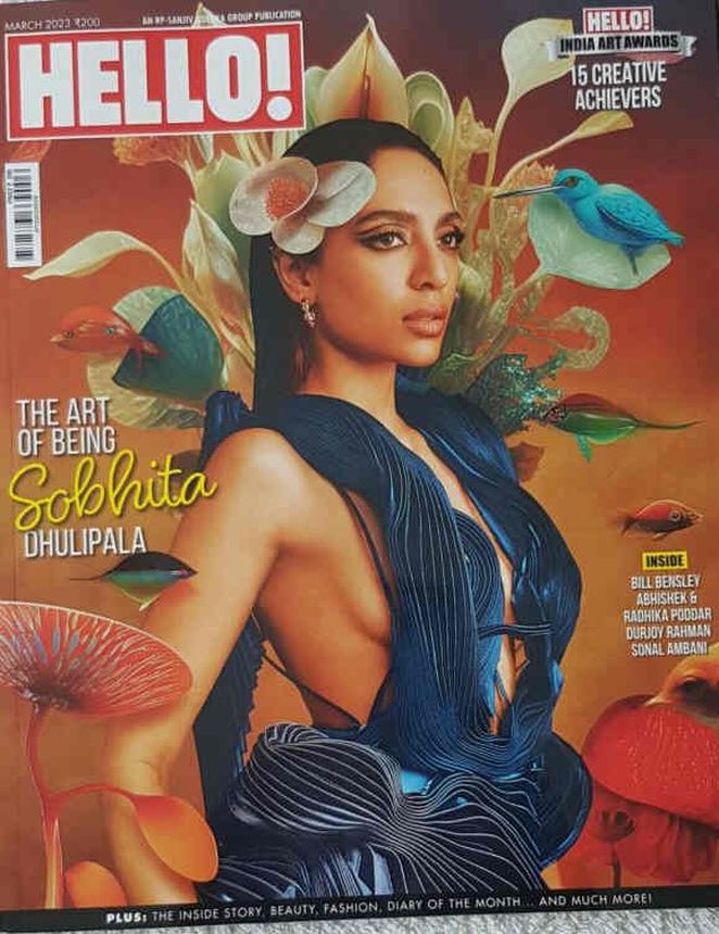 HELLO! INDIA magazine side cover  March 2023