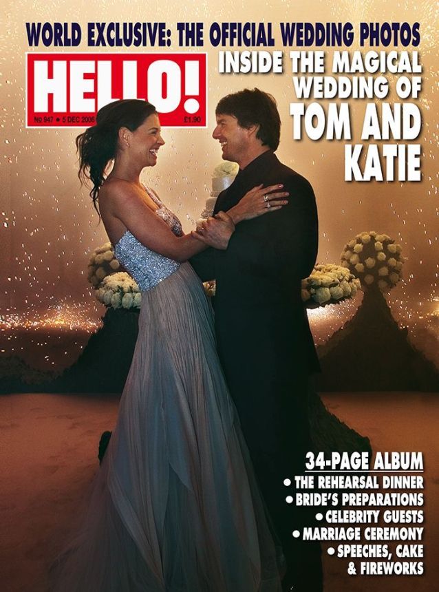 HELLO magazine side cover 5 December 2006