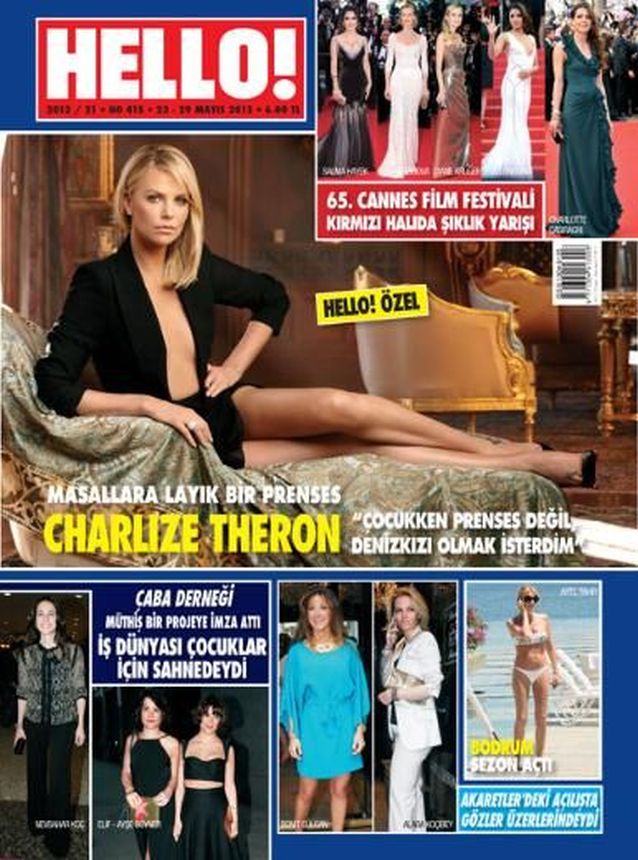 HELLO! TURKEY magazine side cover 29 May 2012
