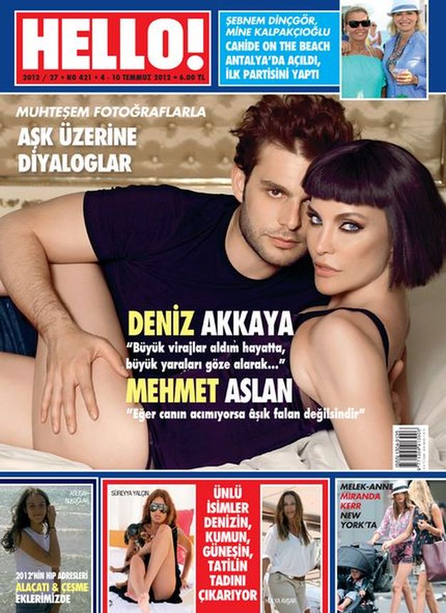 HELLO! TURKEY magazine side cover 4 July 2012