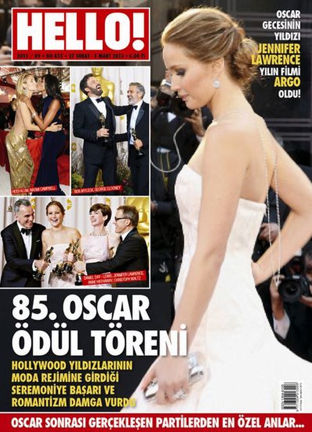 HELLO! TURKEY magazine side cover 27 February 2013