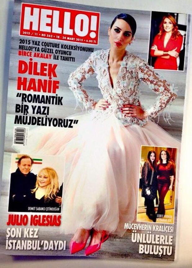 HELLO! TURKEY magazine side cover 18 March 2015