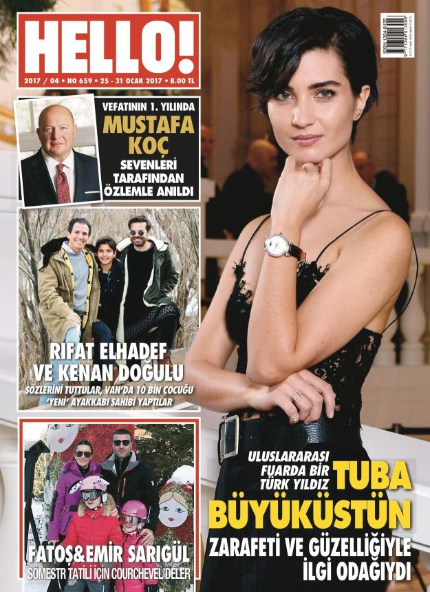 HELLO! TURKEY magazine side cover 25 January 2017