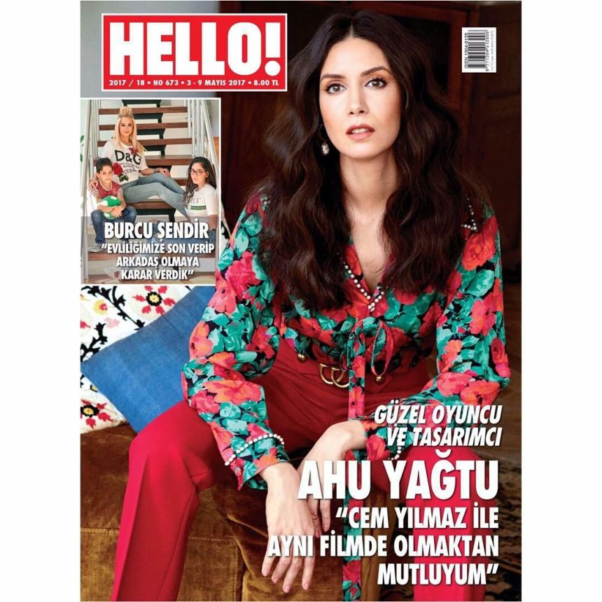 HELLO! TURKEY magazine side cover 3 May 2017