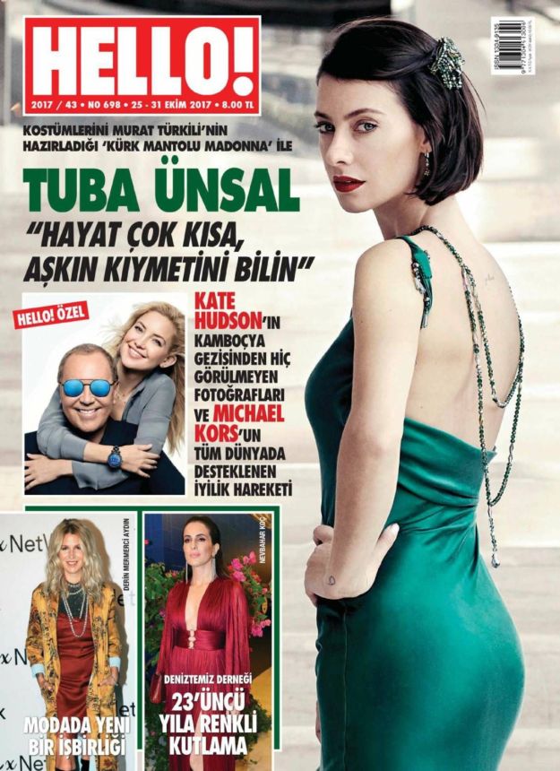 HELLO! TURKEY magazine side cover 25 October 2017
