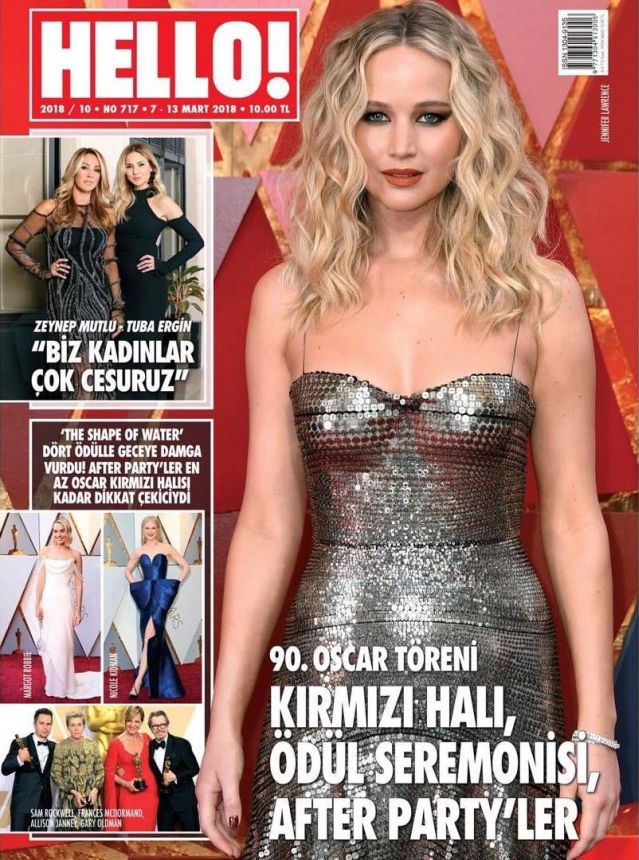 HELLO! TURKEY magazine side cover 7 March 2018