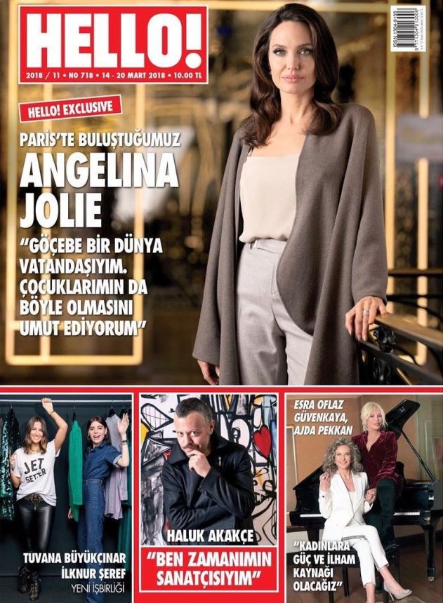 HELLO! TURKEY magazine side cover 14 March 2018