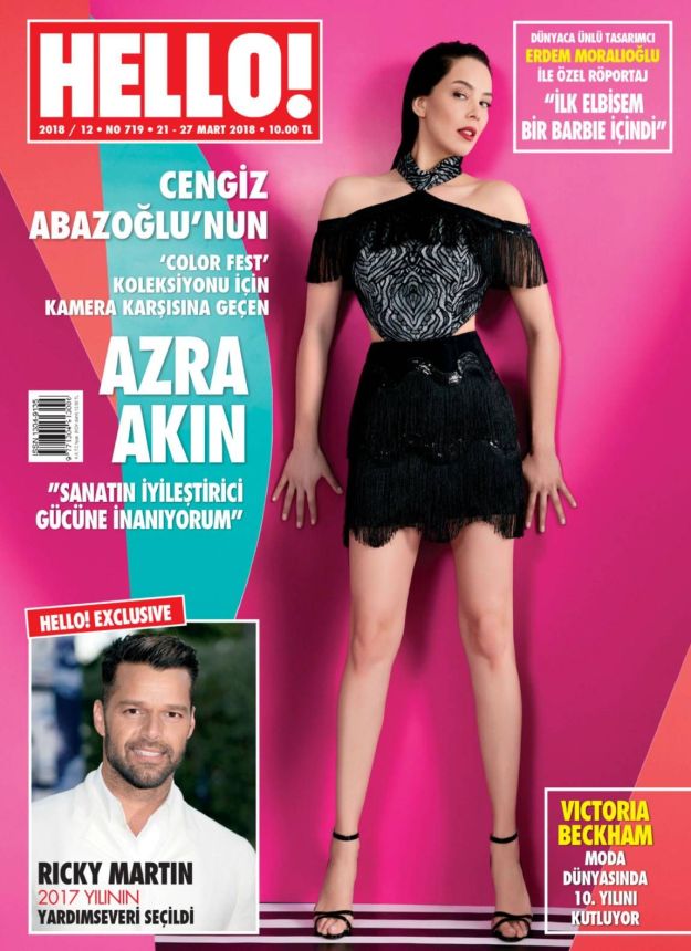 HELLO! TURKEY magazine side cover 21 March 2018