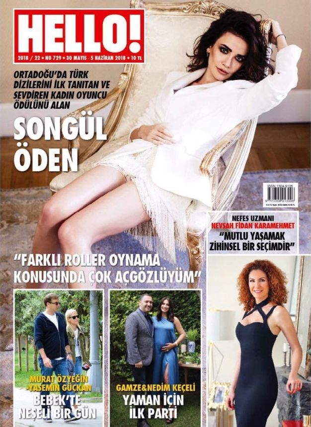 HELLO! TURKEY magazine side cover 30 May 2018
