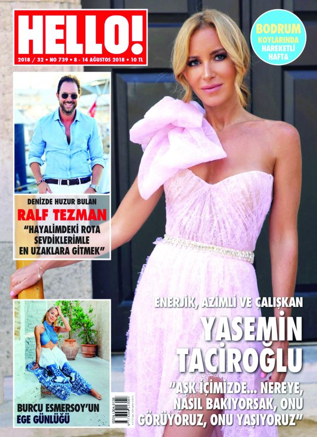 HELLO! TURKEY magazine side cover 8 August 2018