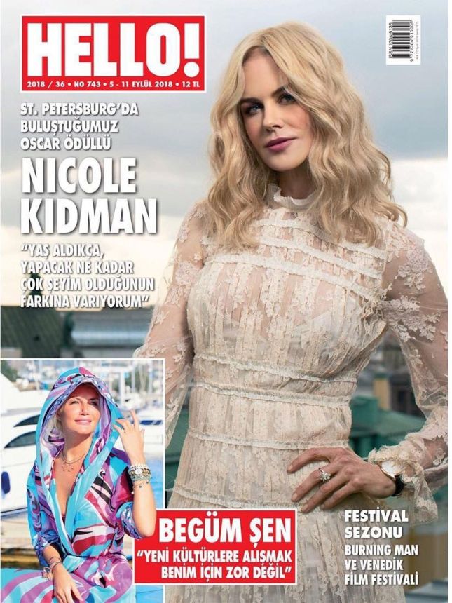 HELLO! TURKEY magazine side cover 5 September 2018