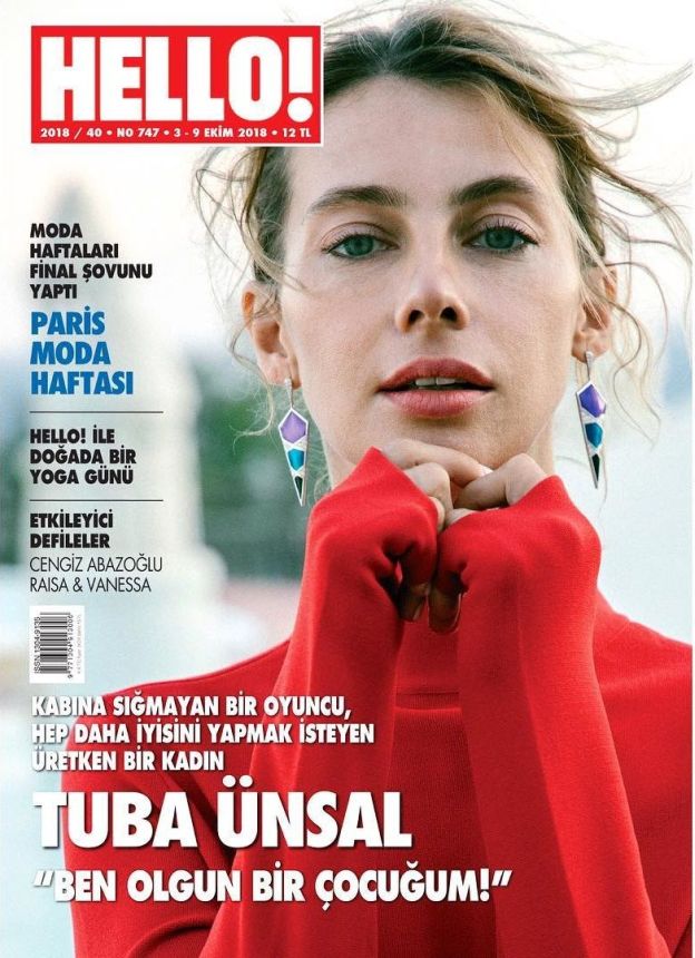 HELLO! TURKEY magazine side cover 3 October 2018