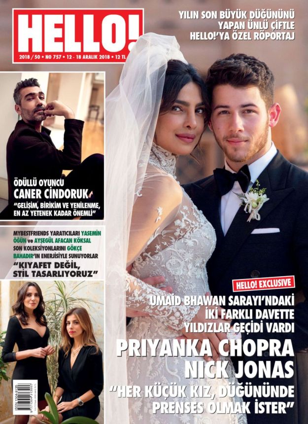 HELLO! TURKEY magazine side cover 12 December 2018