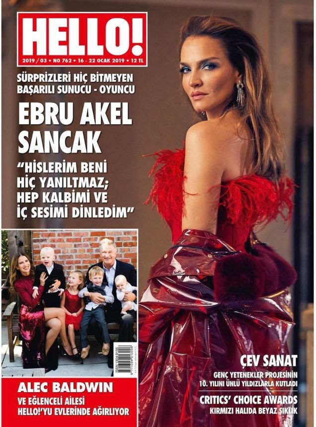 HELLO! TURKEY magazine side cover 16 January 2019