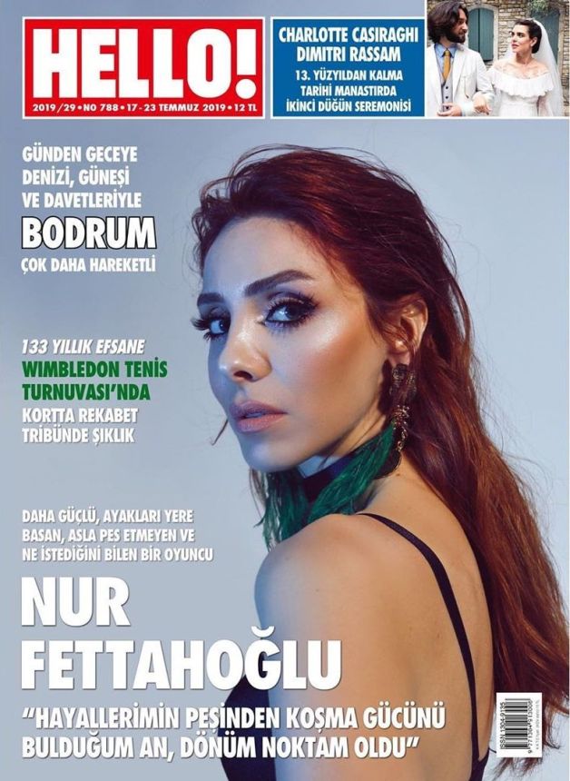 HELLO! TURKEY magazine side cover 17 July 2019