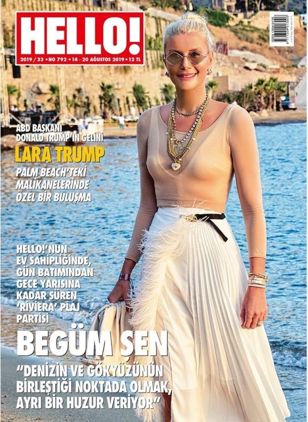 HELLO! TURKEY magazine side cover 14 August 2019
