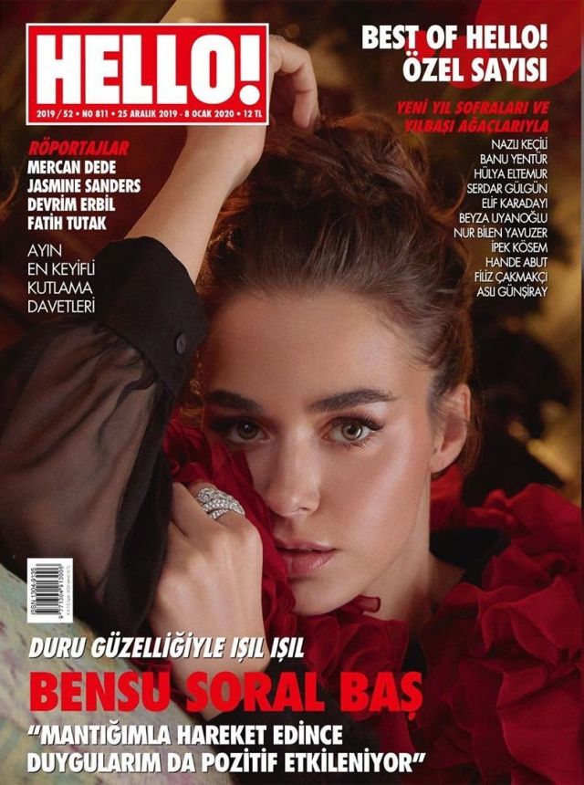 HELLO! TURKEY magazine side cover 25 December 2019