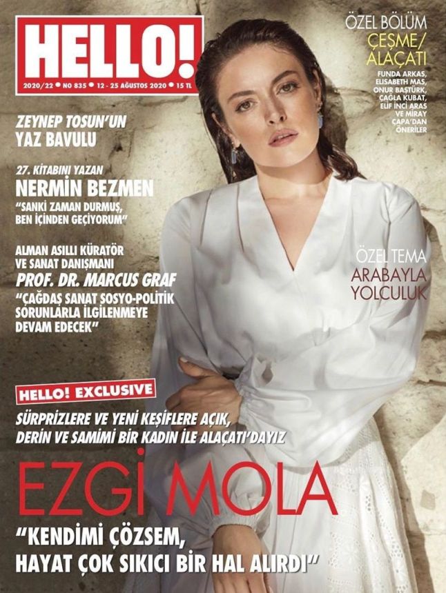 HELLO! TURKEY magazine side cover 12 August 2020