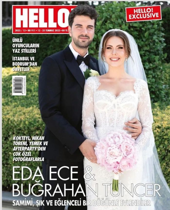 HELLO! TURKEY magazine side cover 12 July 2023