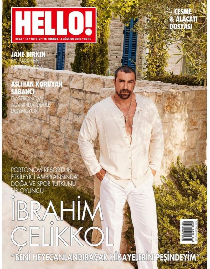 HELLO! TURKEY magazine side cover 8 August 2023