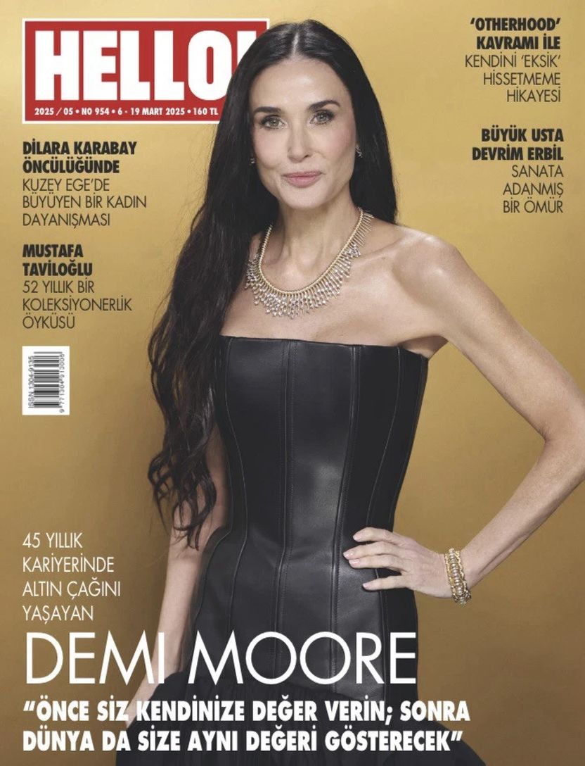 HELLO! TURKEY magazine side cover 19 March 2025