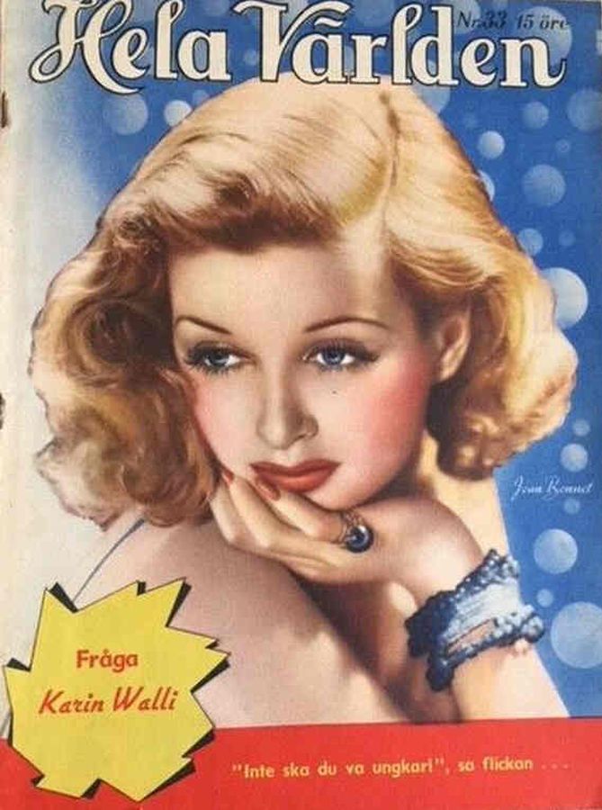 HELA VARLDEN magazine side cover Issue 33 21 August 1938