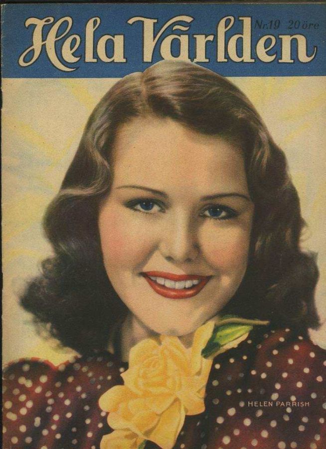 HELA VARLDEN magazine side cover Issue 19   1941