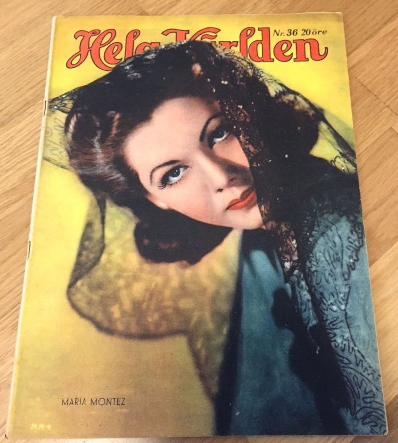 HELA VARLDEN magazine side cover Issue 36   1942