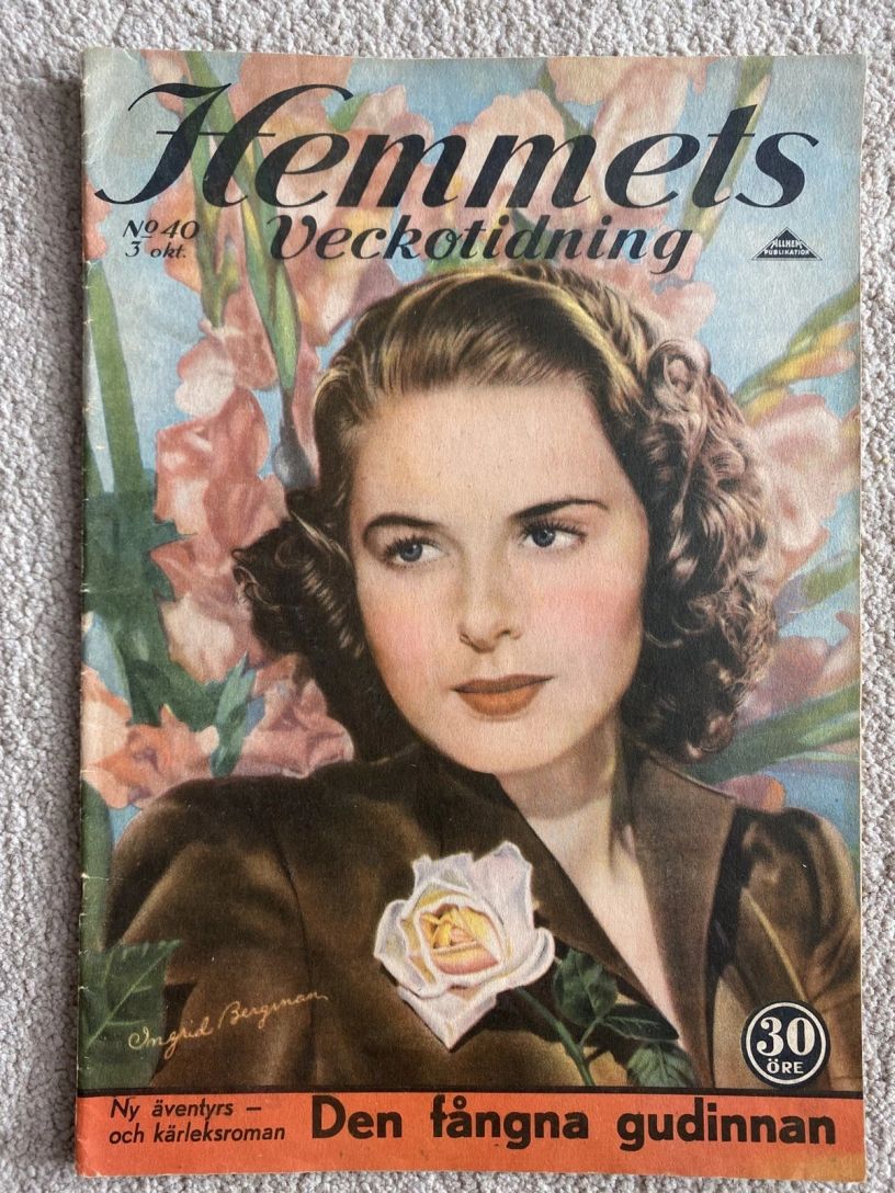 HEMMETS VECKOTIDNING magazine side cover Issue 40 3 October 1941